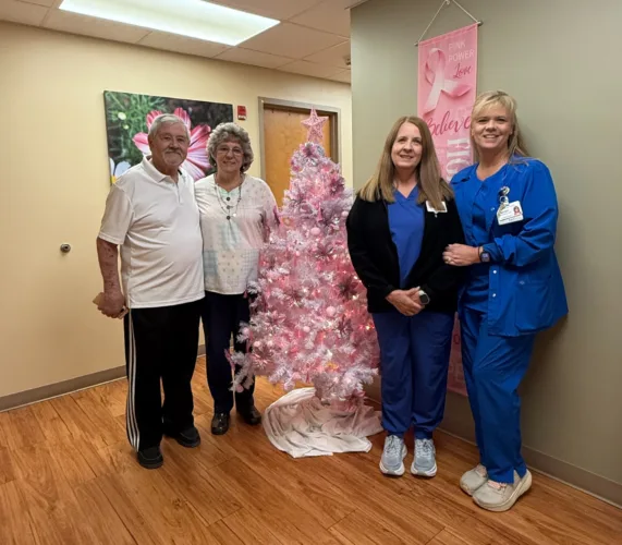 Local woman donates Breast Cancer Awareness tree